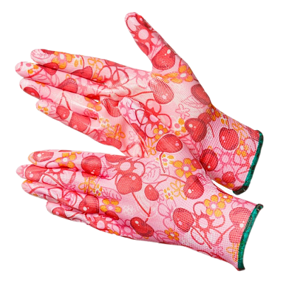 CHERRY Перчатки нейлоновые с нитриловым покрытием