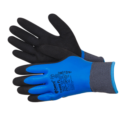 FREEZE FL синий. Перчатки утепленные двухслойные со вспененным латексным покрытием